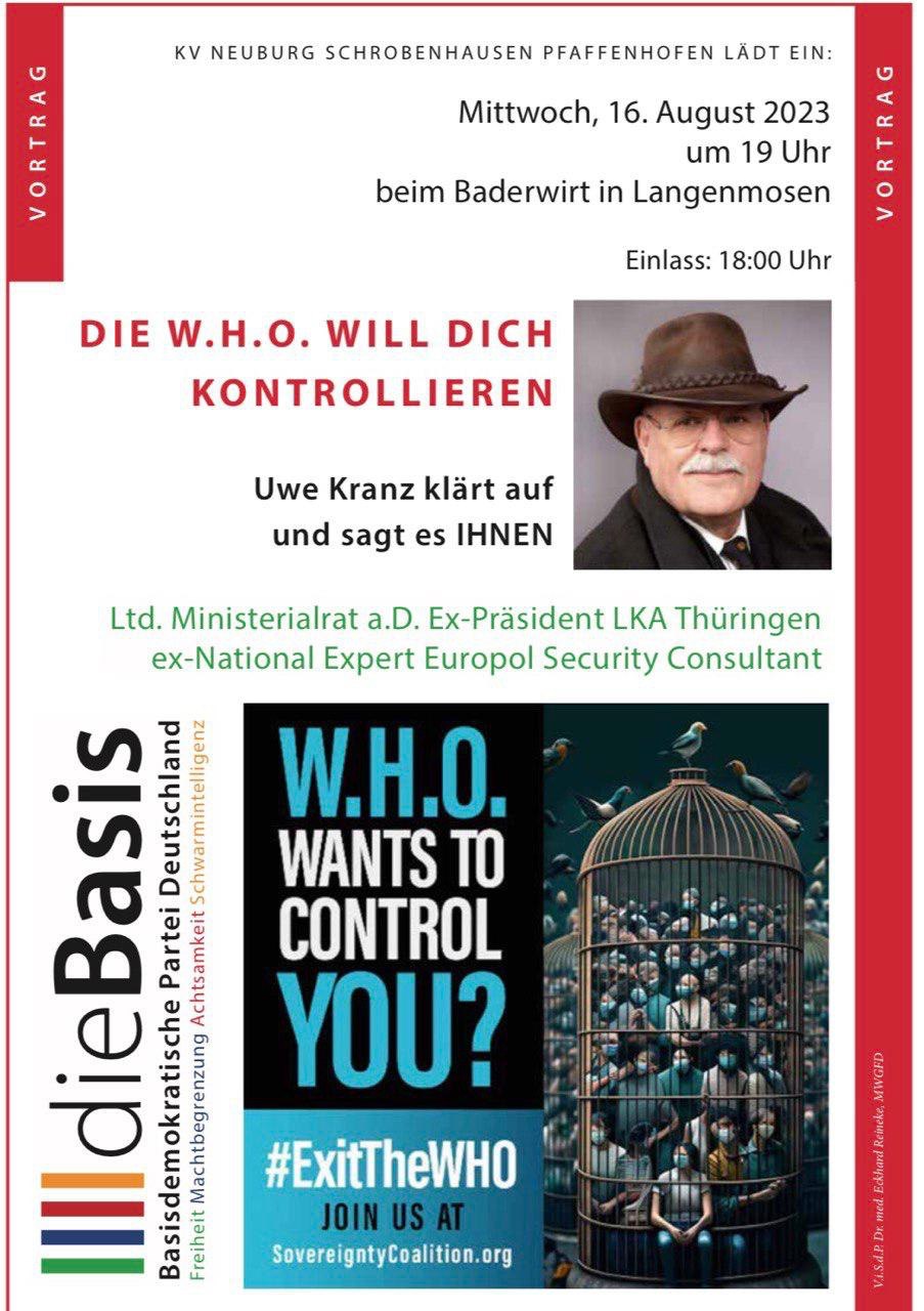You are currently viewing Die W.H.O. will dich kontrollieren